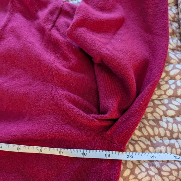 Eddie Bauer Cotton & Cashmere blend Cardigan Pink L - Picture 7 of 8